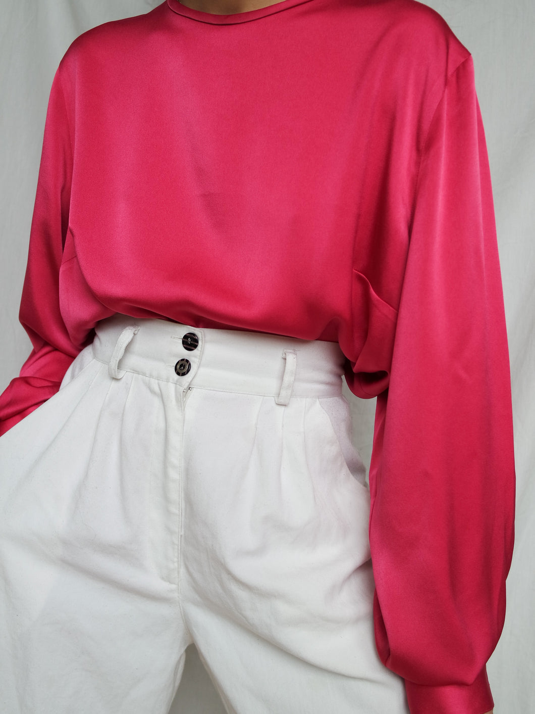 Marie Clemence pink blouse