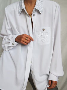 "Ying" white blouse (XL)