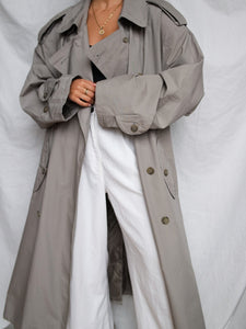 "Henry" grey trench coat (L/XL)