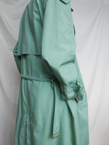 Water green trench coat - lallasshop