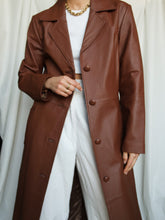 Load image into Gallery viewer, &quot;The brown&quot; leather coat
