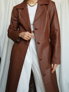 "The brown" leather coat