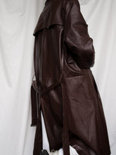 Load image into Gallery viewer, &quot;Dalilah&quot; leather trench coat
