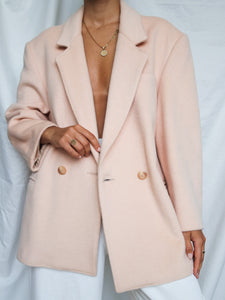 "Sofia" soft pink blazer (L) - lallasshop