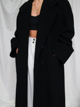Load image into Gallery viewer, &quot;Elise&quot; black long coat

