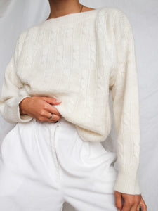 "Cloudy" knitted jumper (M)