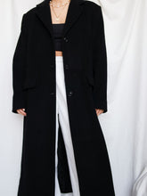 Load image into Gallery viewer, ALAIN MANOUKIAN black coat
