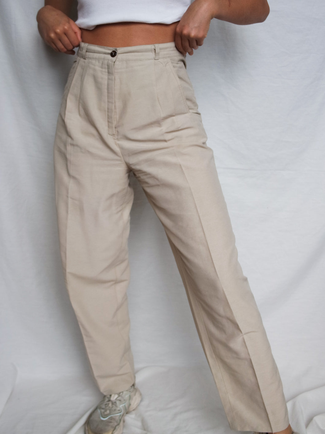 “The beige” suits pants - lallasshop