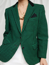 Load image into Gallery viewer, &quot;Lea&quot; checked blazer
