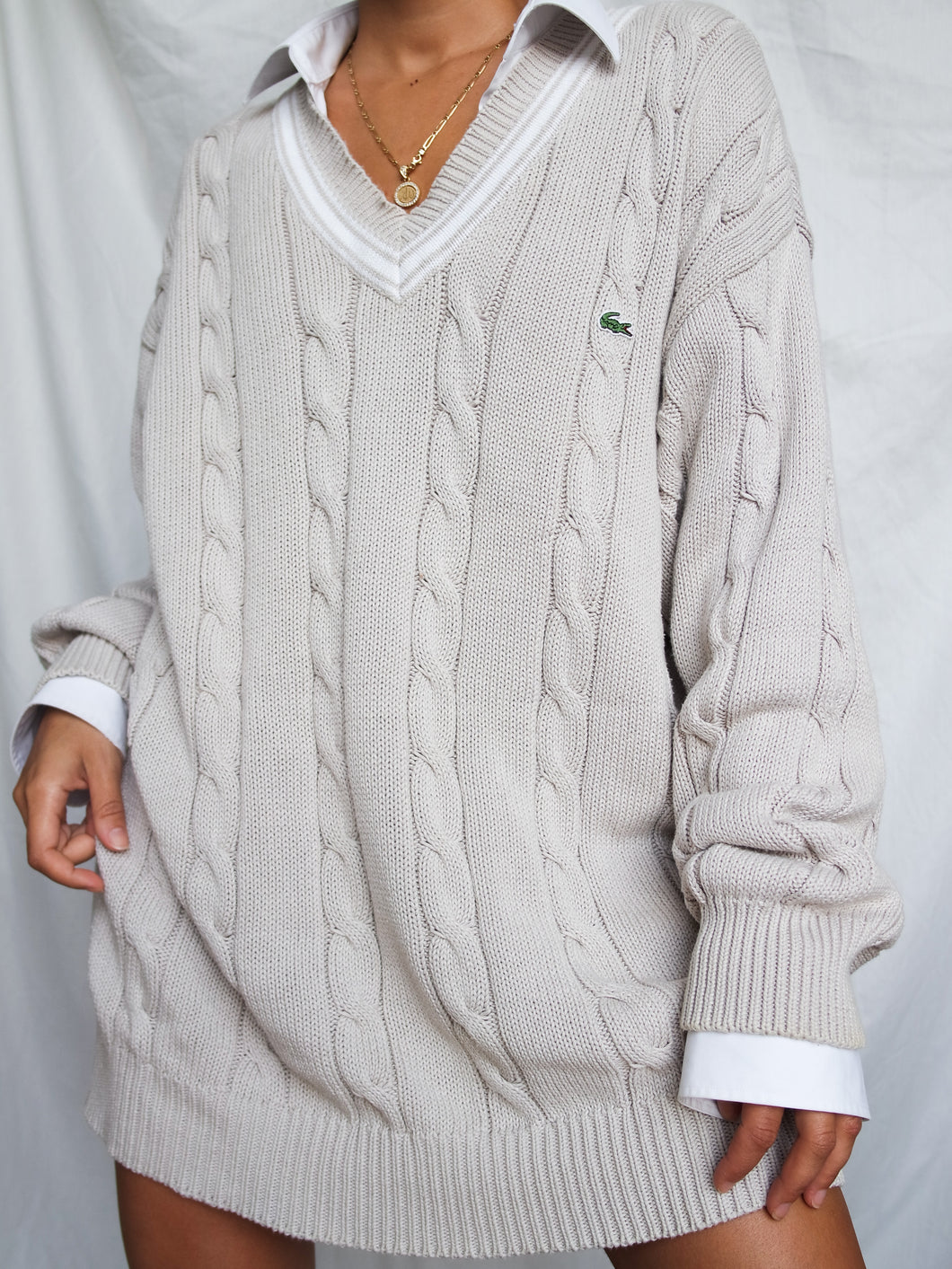 LACOSTE knitted jumper (2XL) - lallasshop
