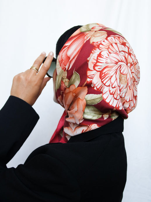 SALVATORE FERRAGAMO silk scarf - lallasshop