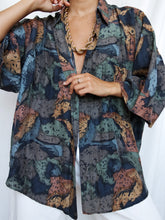 Load image into Gallery viewer, &quot;Morgan&quot; silk printed shirt - lallasshop
