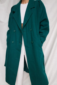 Drapped vintage coat