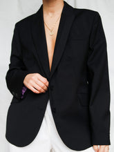 Load image into Gallery viewer, &quot;Broock&quot; black blazer
