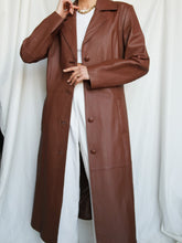 Load image into Gallery viewer, &quot;The brown&quot; leather coat
