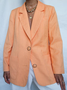 Orange vintage blazer - lallasshop