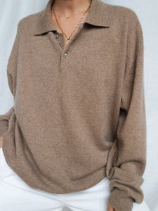 "Safy" cashmere knitted polo (XXL)