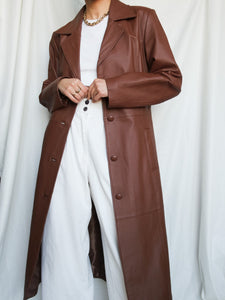"The brown" leather coat