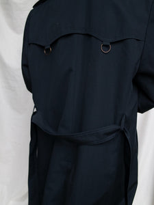 Blue vintage raincoat
