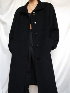 "Liu" black coat (M/L)