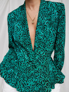 "Eva" printed blouse