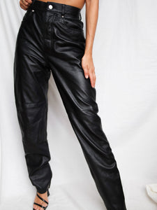 "Naomi" leather pants