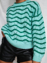 Load image into Gallery viewer, &quot;Waves&quot; knitted jumper (M/L) - lallasshop
