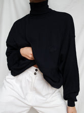 Load image into Gallery viewer, &quot;Pola&quot; dark blue turtleneck jumper
