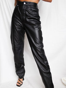 "Naomi" leather pants