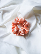 Load image into Gallery viewer, &quot;Coral silk baby scrunchie
