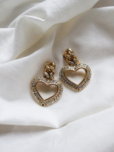 "Heart" clip on earrings