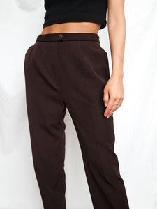 Dark brown pants - lallasshop