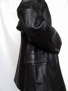"Mia" leather Blazer