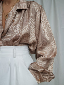 "Julia" bronze blouse