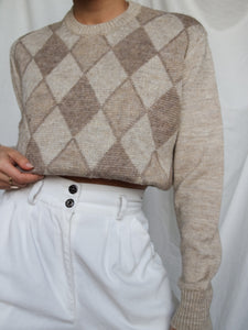 Irina beige knitted jumper