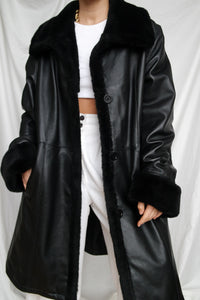 "Gina" leather coat