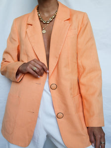 Orange vintage blazer - lallasshop