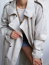 Load image into Gallery viewer, Beige trench coat - lallasshop
