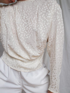 "Misaki" silk blouse (L)