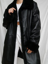 Load image into Gallery viewer, &quot;Gina&quot; leather coat
