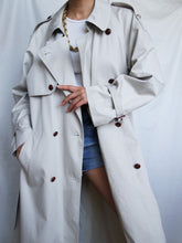 Load image into Gallery viewer, Beige trench coat - lallasshop
