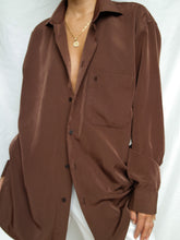 Load image into Gallery viewer, &quot;Finland&quot; brown shirt (L)
