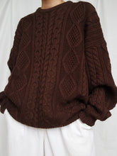 Load image into Gallery viewer, &quot;Sanaa&quot; brown knitted jumper

