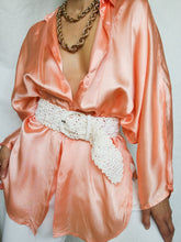 Load image into Gallery viewer, &quot;Coral&quot; satin blouse - lallasshop
