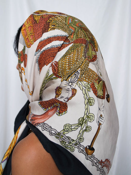 HERMES CHEVALIER scarf - lallasshop