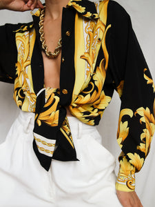 "Grazia" printed blouse - lallasshop