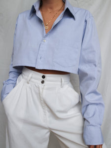 CALVIN KLEIN cropped shirt