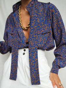 "Serpent" vintage blouse - lallasshop