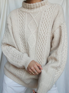 "Creme" knitted jumper