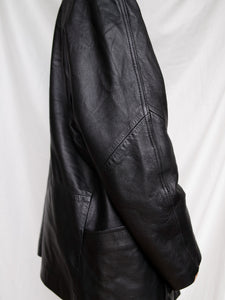 leather blazer jacket